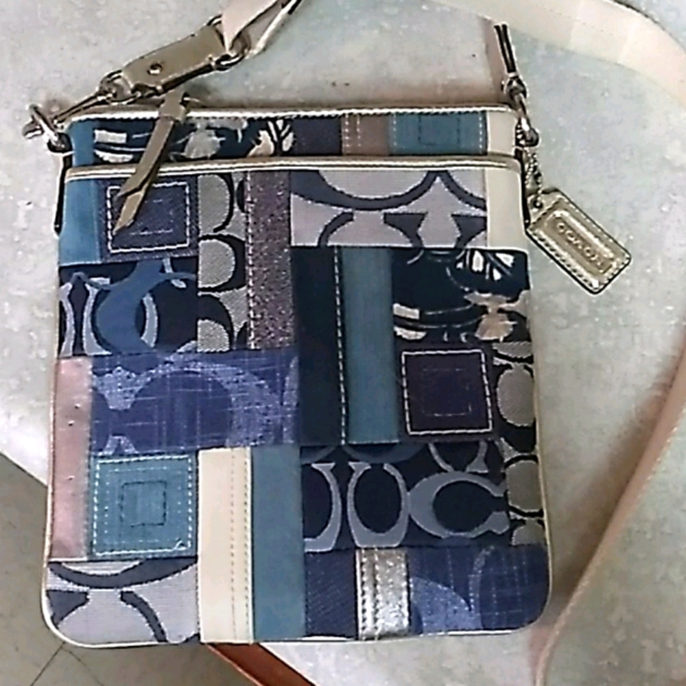 Denim Crossbody Coach Bag
